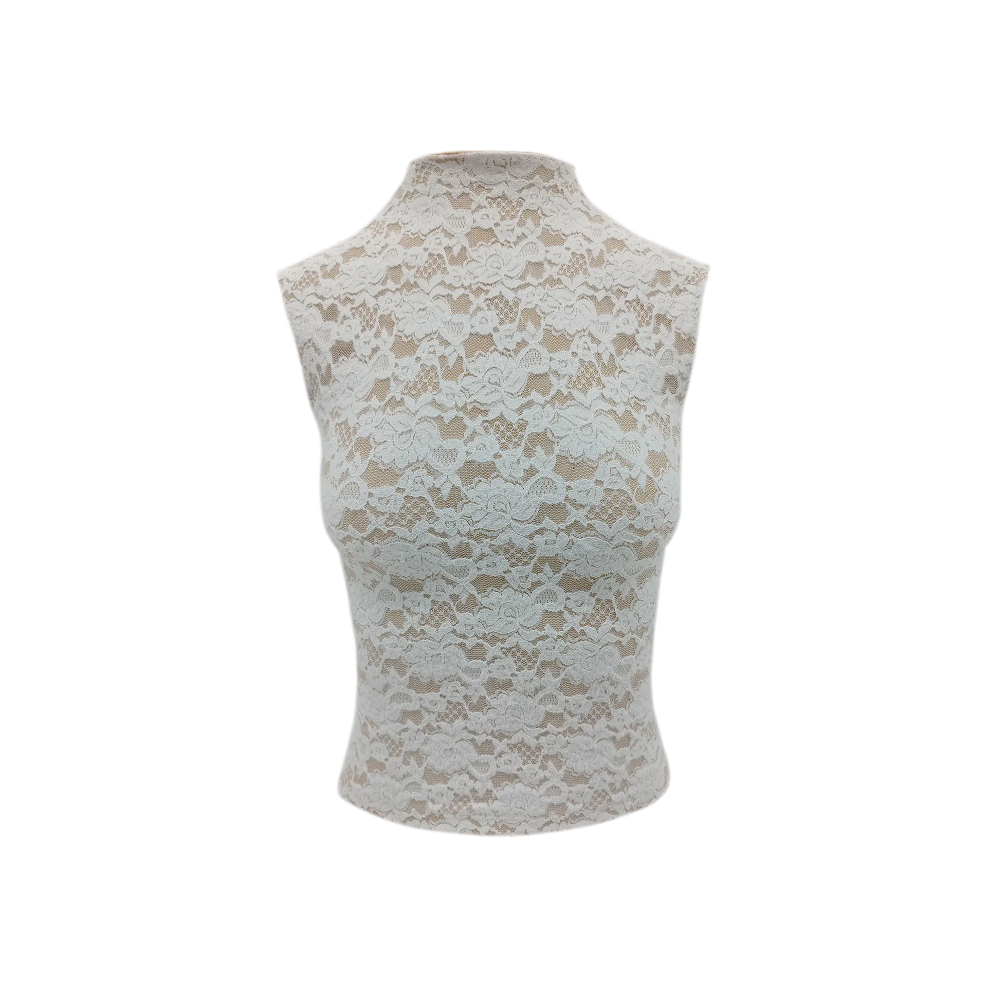 Stretch Lace Cropped Camisole