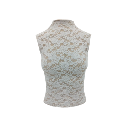 Stretch Lace Cropped Camisole