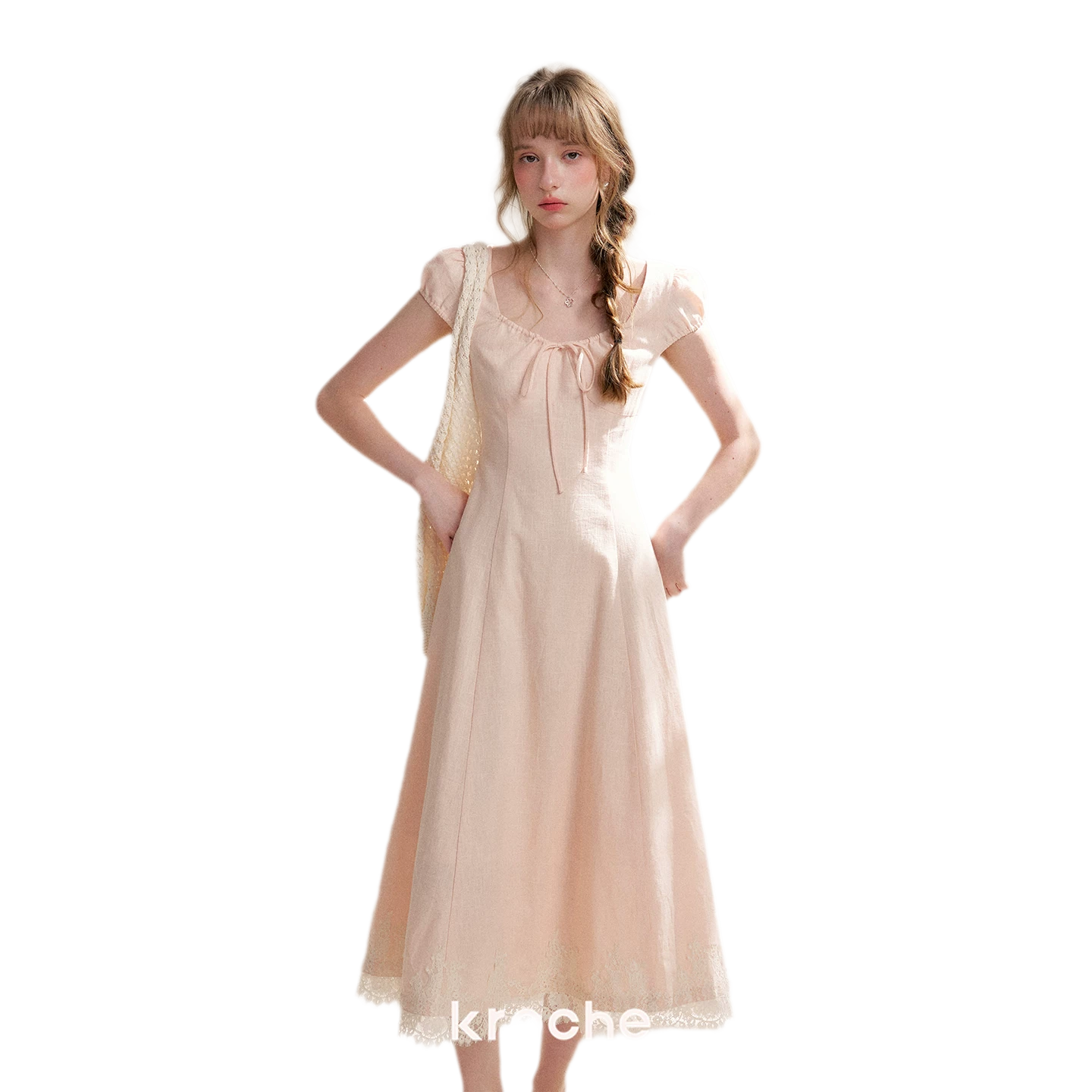 Chiffon Floral Halter Long Dress