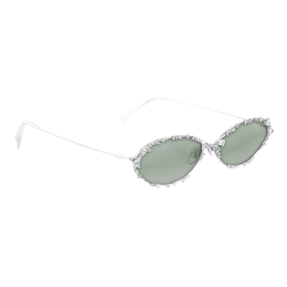 Cubic Zirconia Oval Eyewear