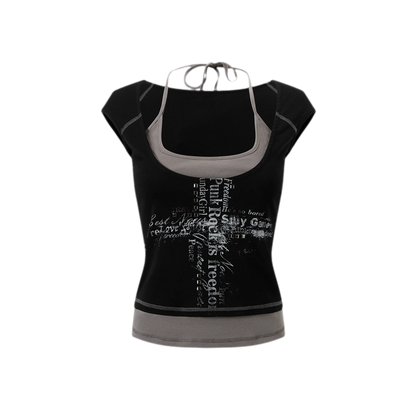 Punk Cross Graffiti Tee