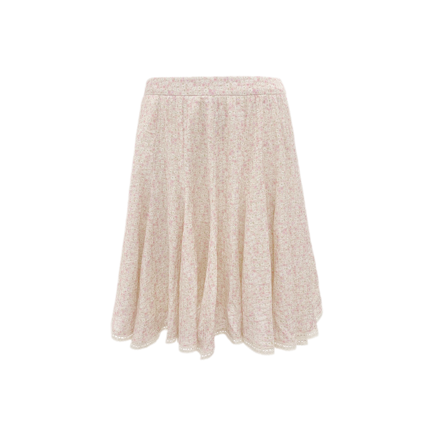 Floral Lace Midi Skirt