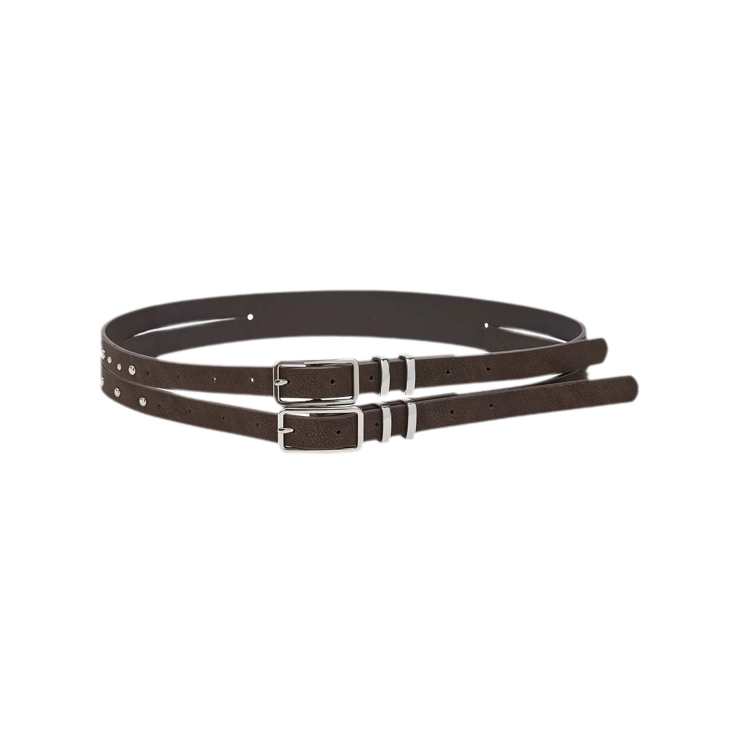 PU Double-Track Rivet Belt