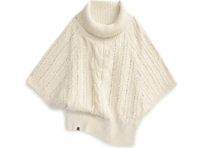Pull asymétrique en maille torsadée