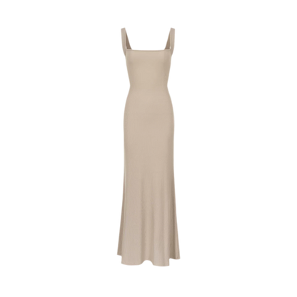 X-line Sleeveless Cross Back Bodycon Dress