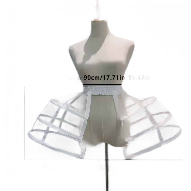 Flocked Bow Ruffle Dress