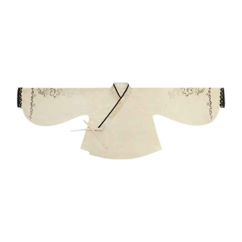 金墨松烟 Gold Ink Pine Vest Pleated Skirt Set