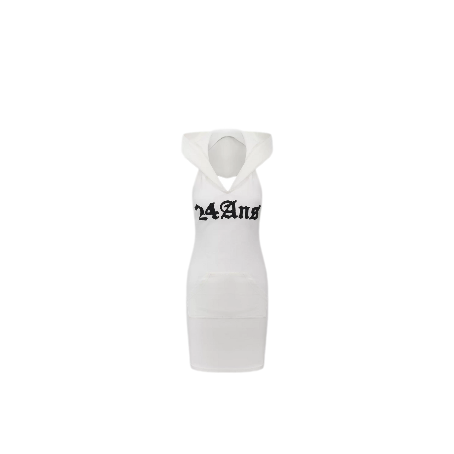 24ANS x UWA Backless Hooded Mini Dress