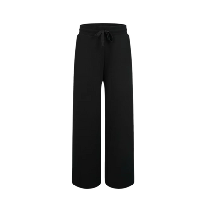 Wide-Leg Drawstring Sweatpants