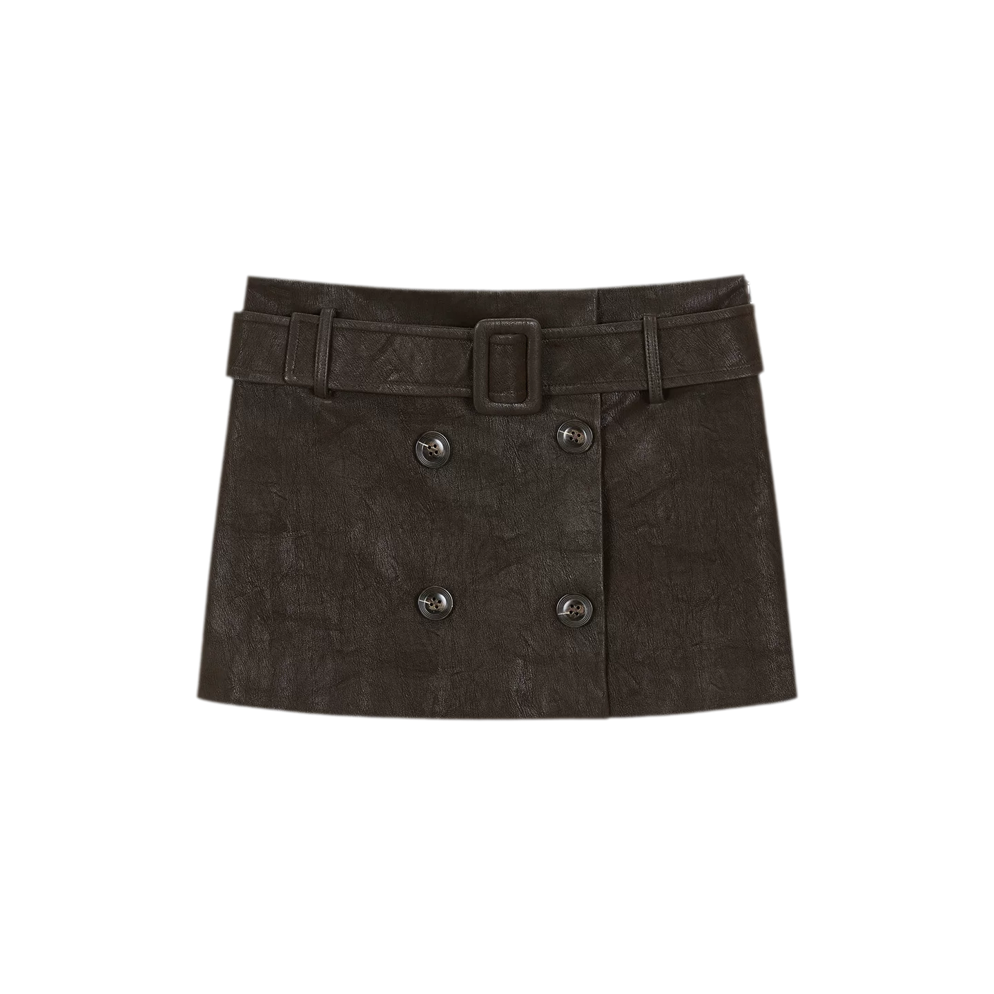 Vintage Utility Belted Mini Skirt