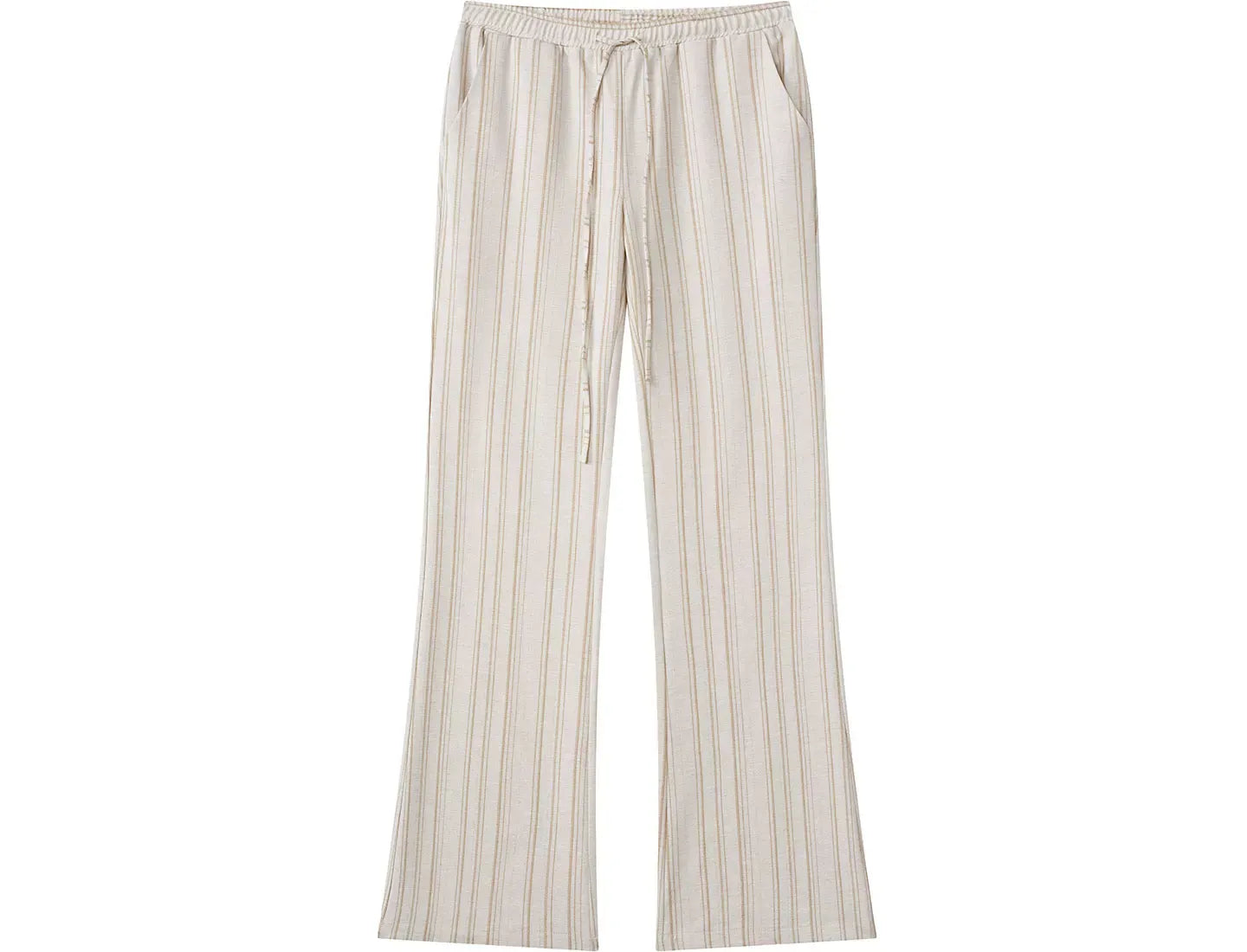 Striped Jacquard Low-Rise Trousers
