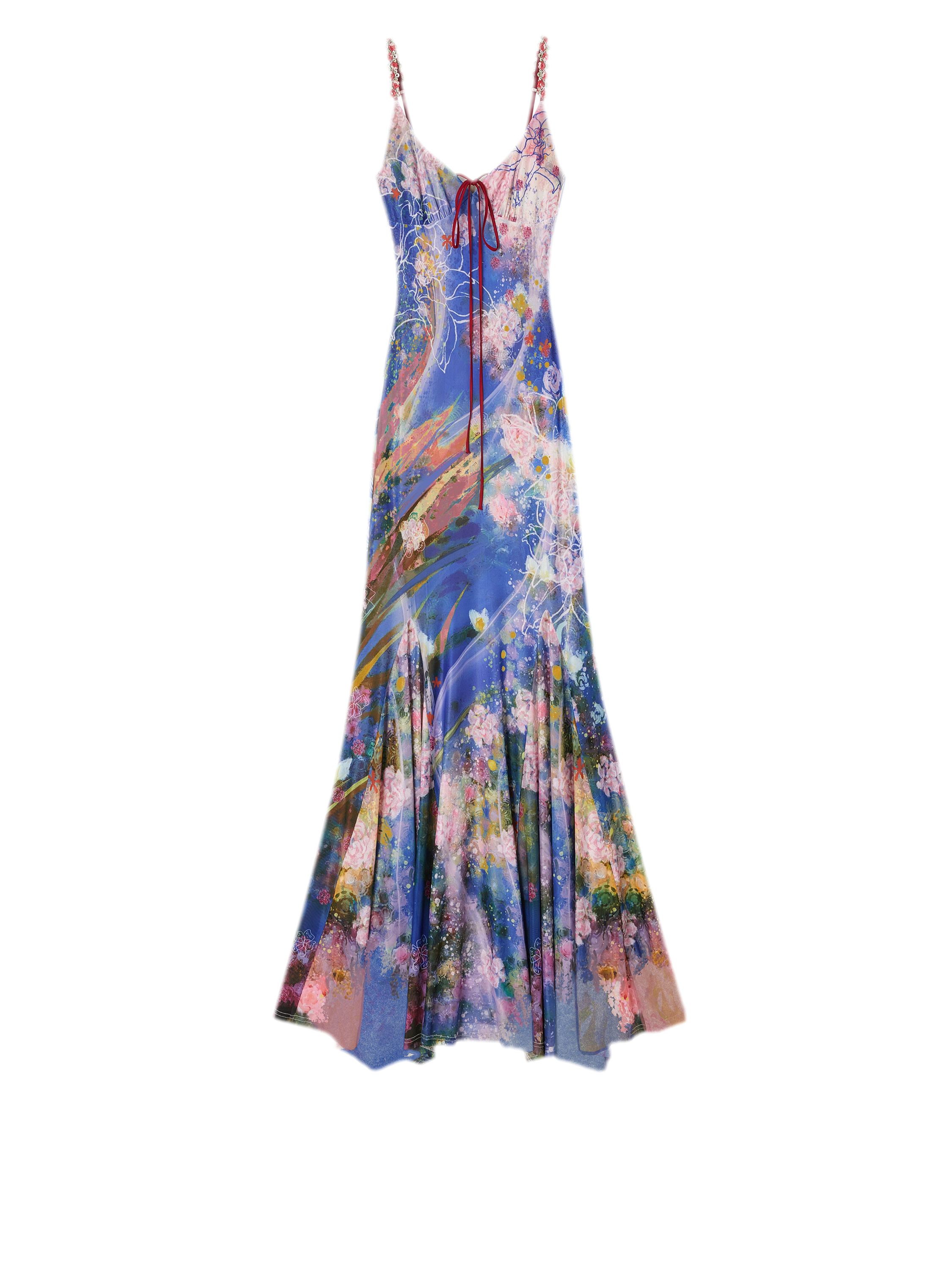 Water Life Series Printed Camisole Dress