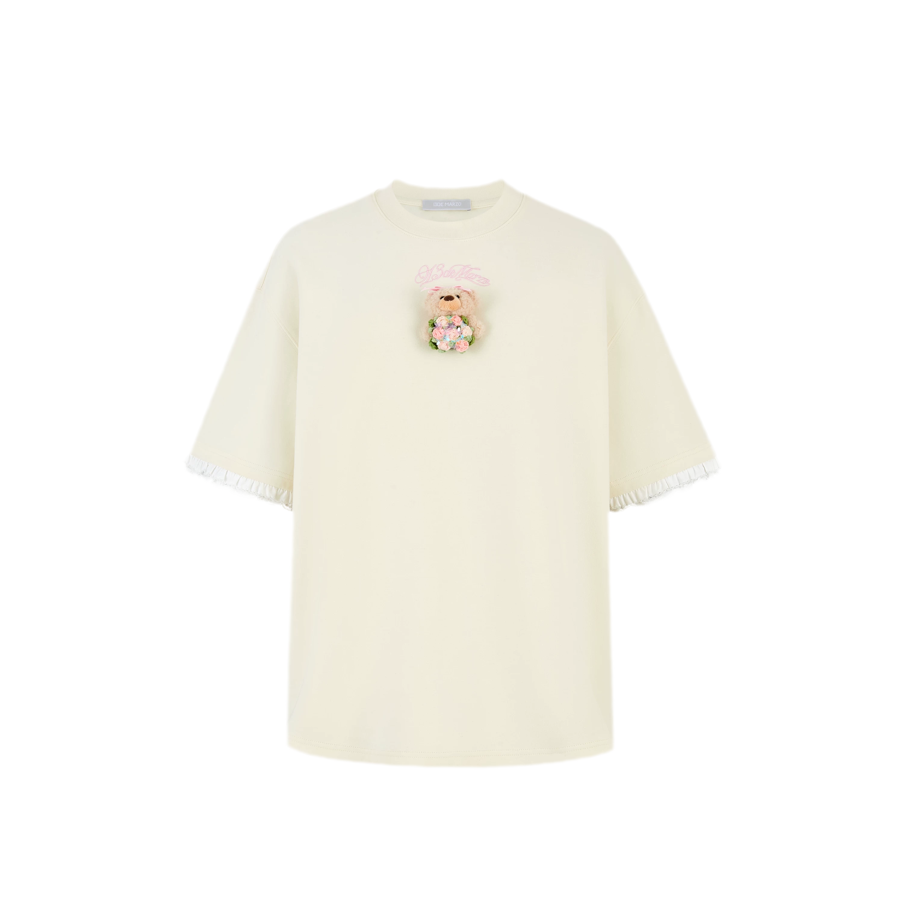 Bouquet Bear Print T-shirt
