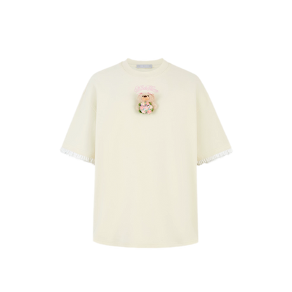 Bouquet Bear Print T-shirt