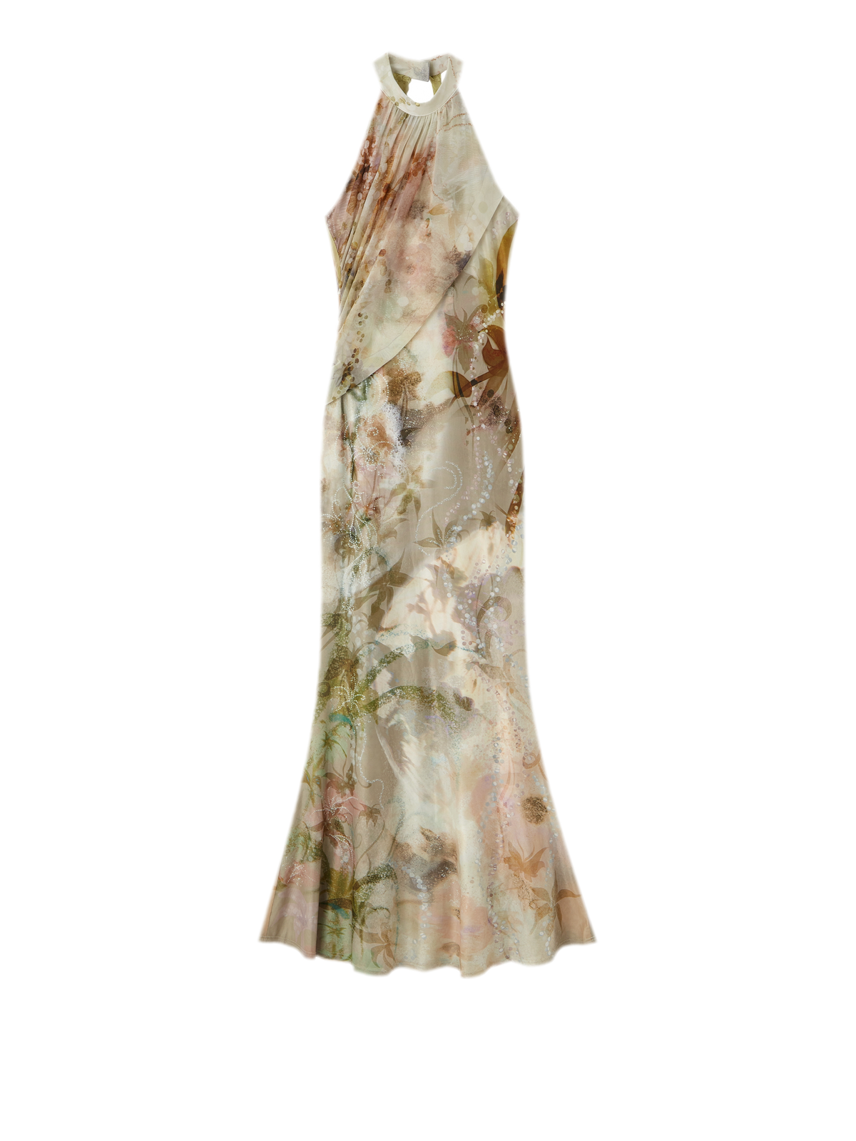 Samt-Jacquard-Meerjungfrauenkleid