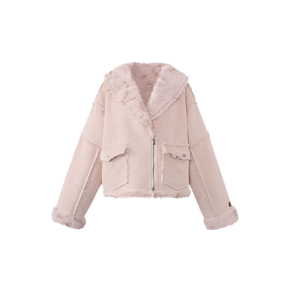 Faux Fur Reversible Short Jacket