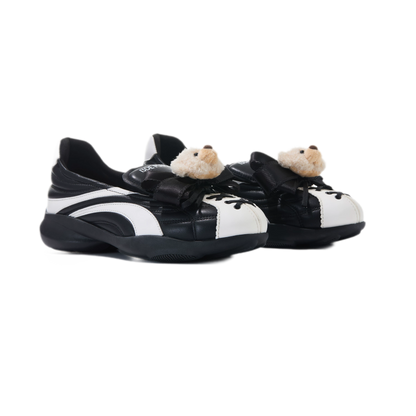 Ballet Bear Leather Sneakers