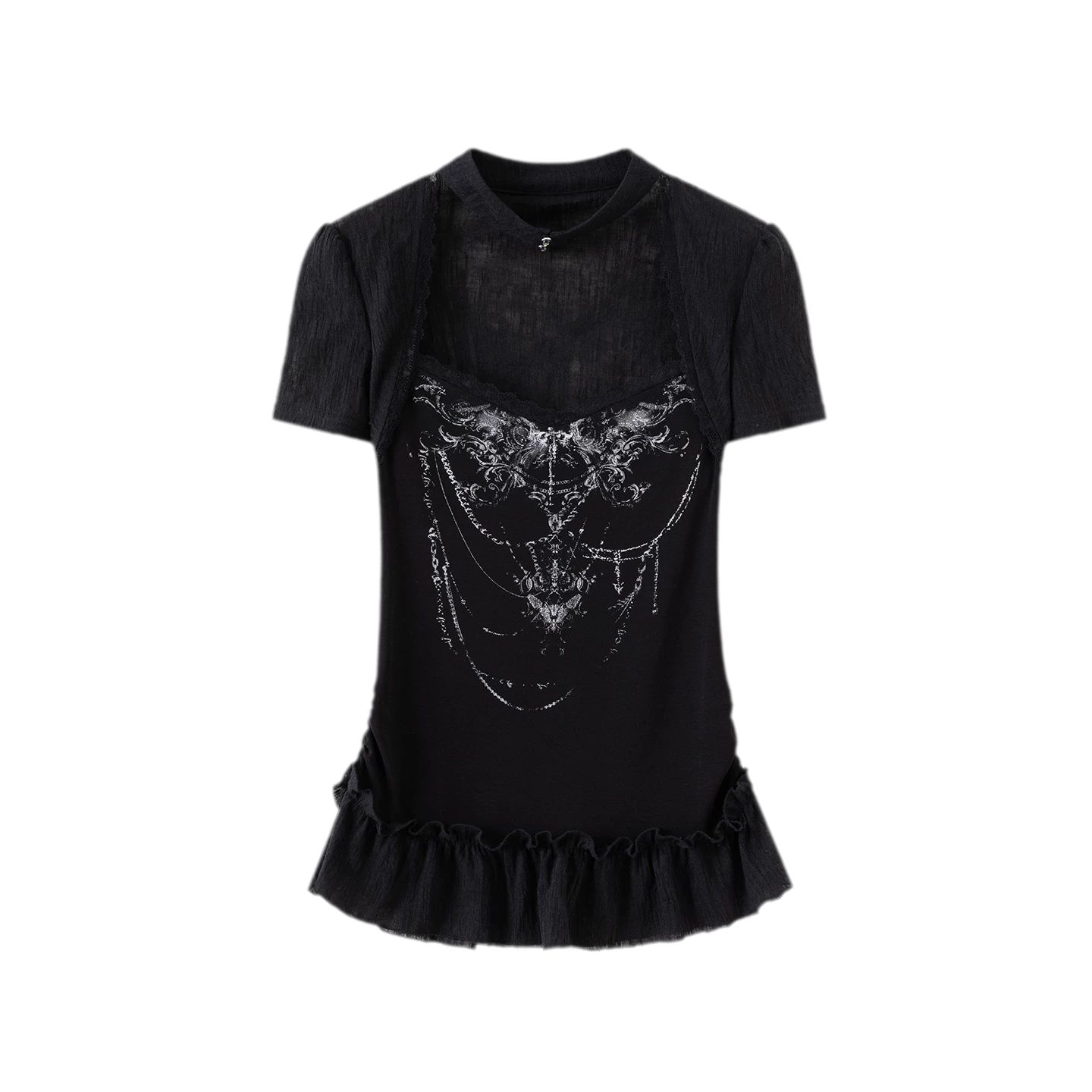 Butterbone Gothic Lace Top