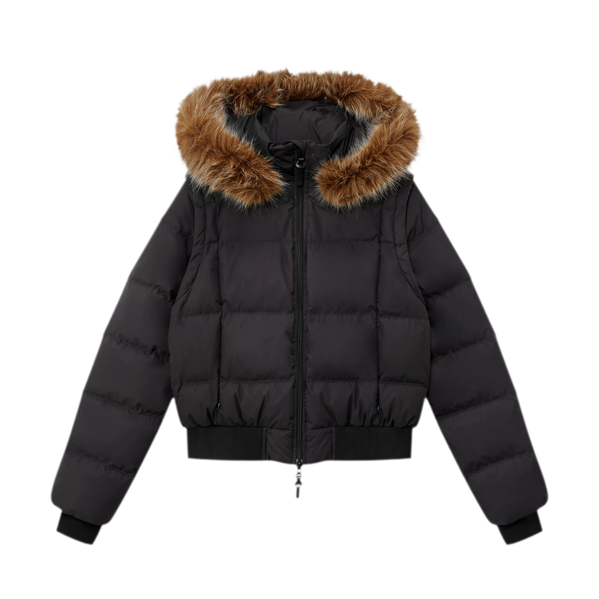 Perlmuttglänzende Steppdaunenjacke