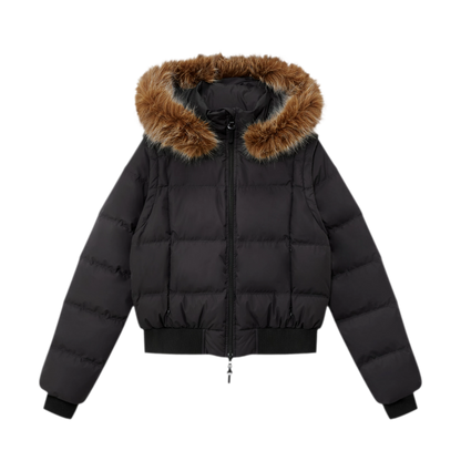 Perlmuttglänzende Steppdaunenjacke