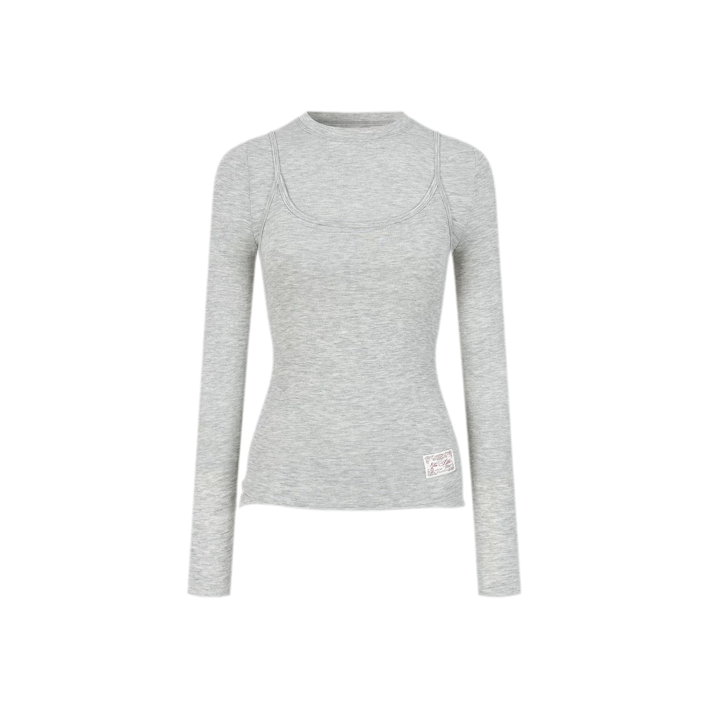 Cashmere Layered Fitted T-shirt