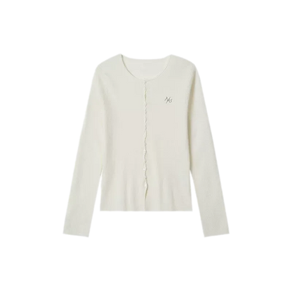 Fine Knit Fitted Cardigan