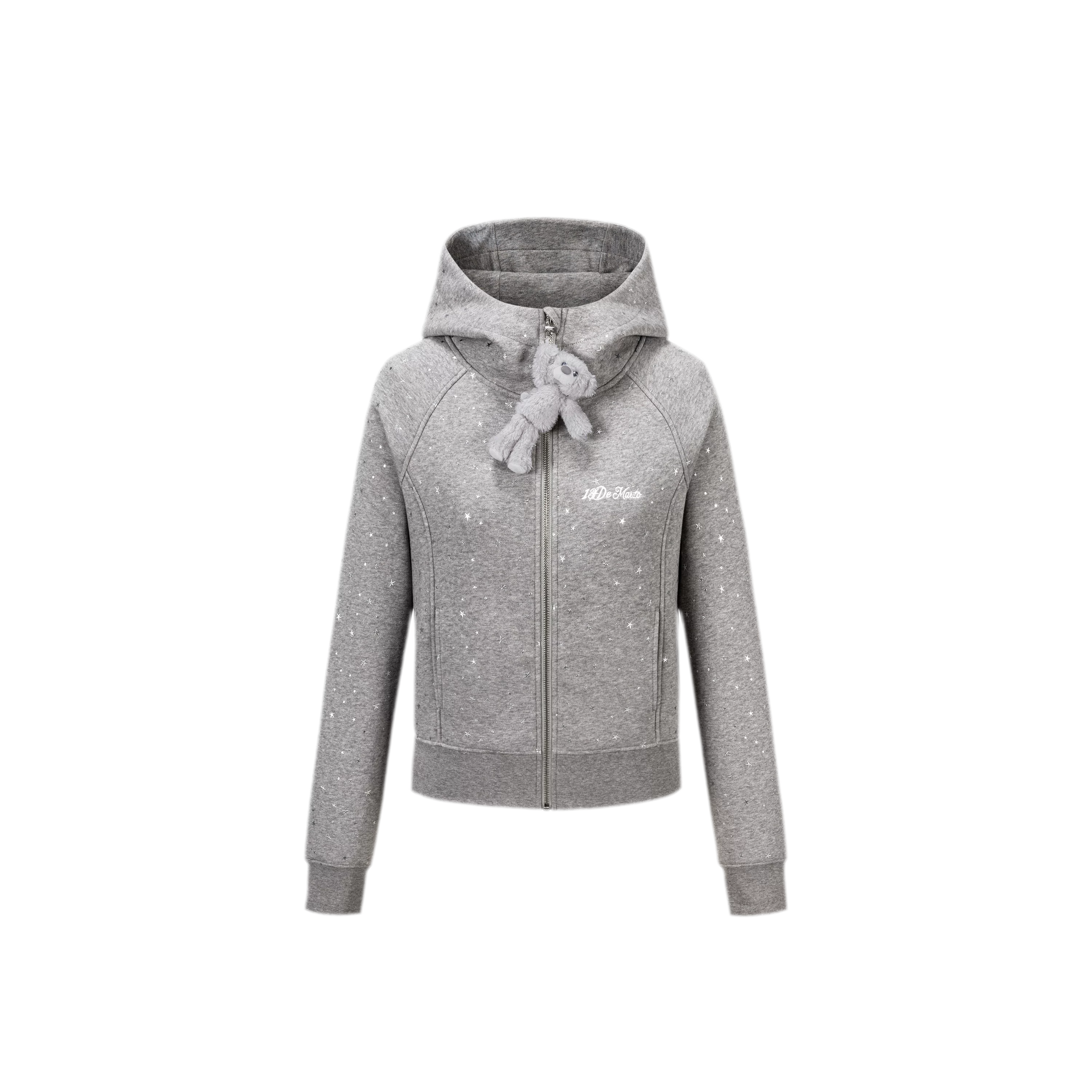 Starry Slim-Fit Hooded Sweatshirt
