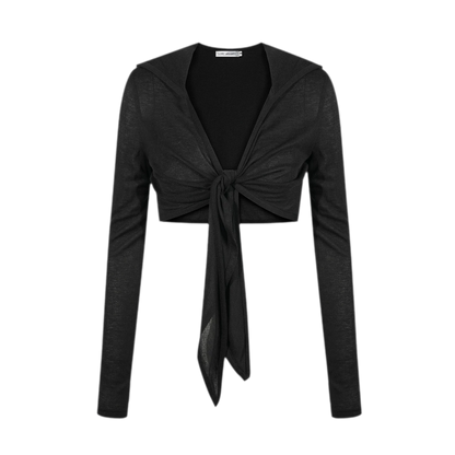 Tie Front Shrug Tank