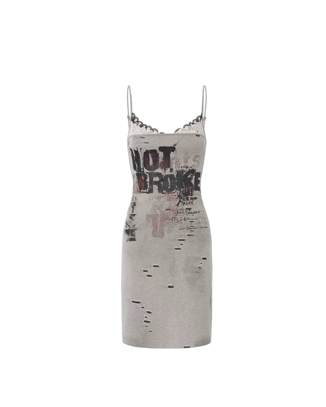 Light Lace Splicing Camisole Dress