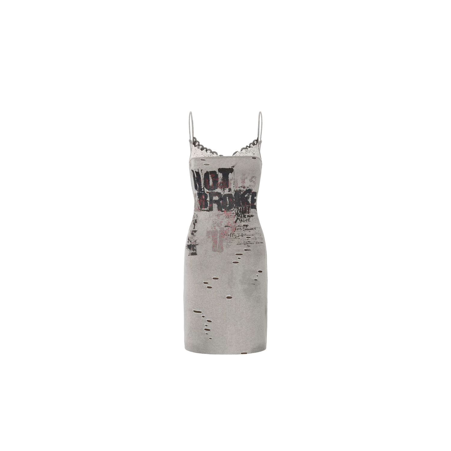 Light Lace Splicing Camisole Dress