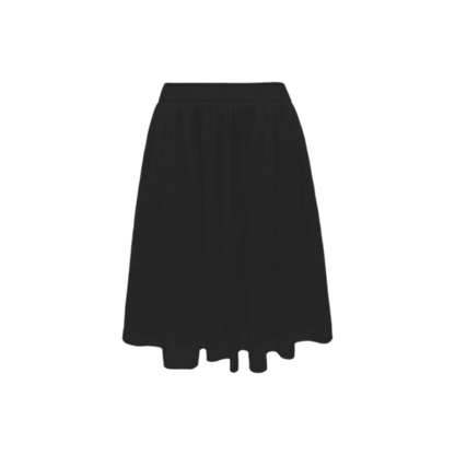 Pleated Chiffon Midi Skirt
