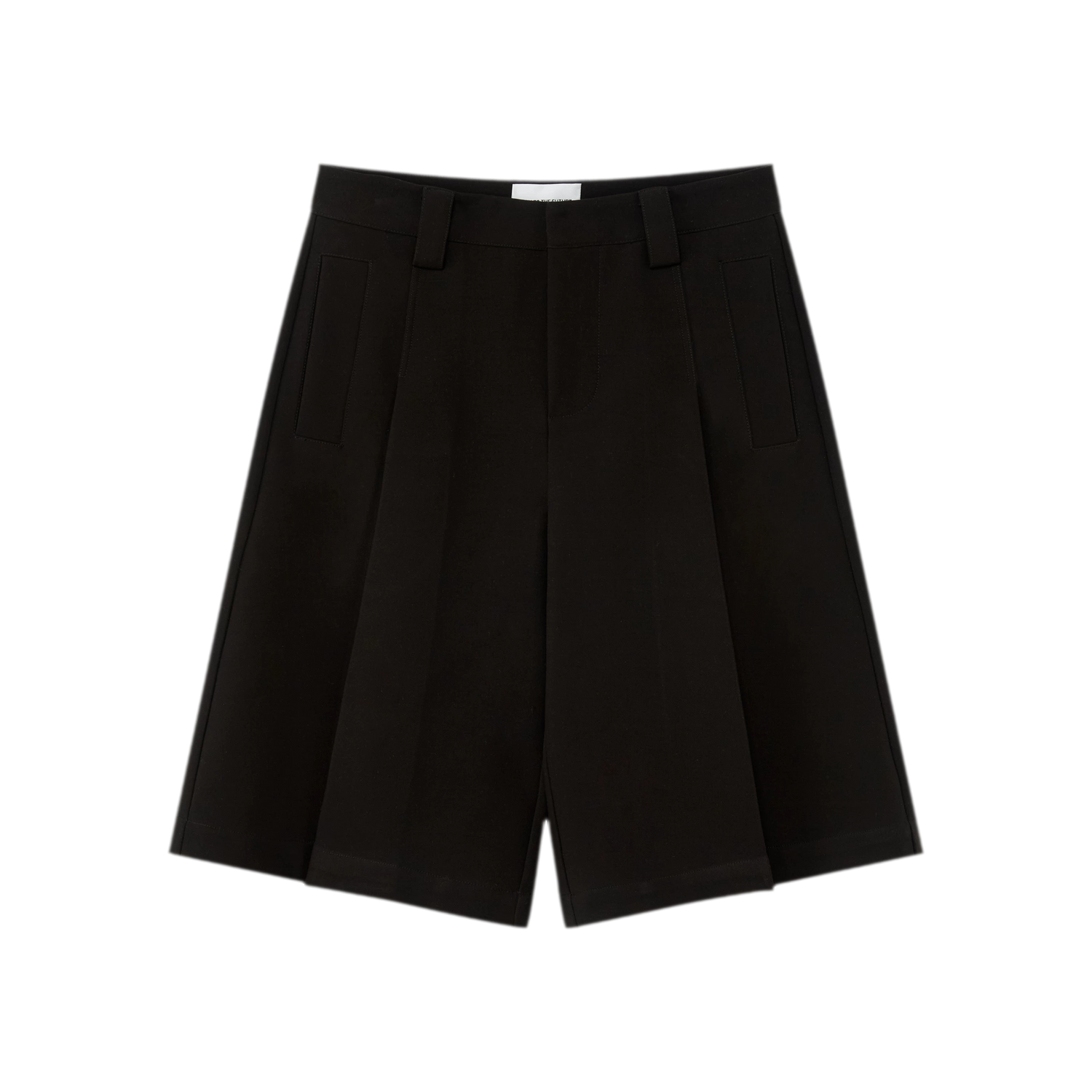 Pleated Bermuda Shorts