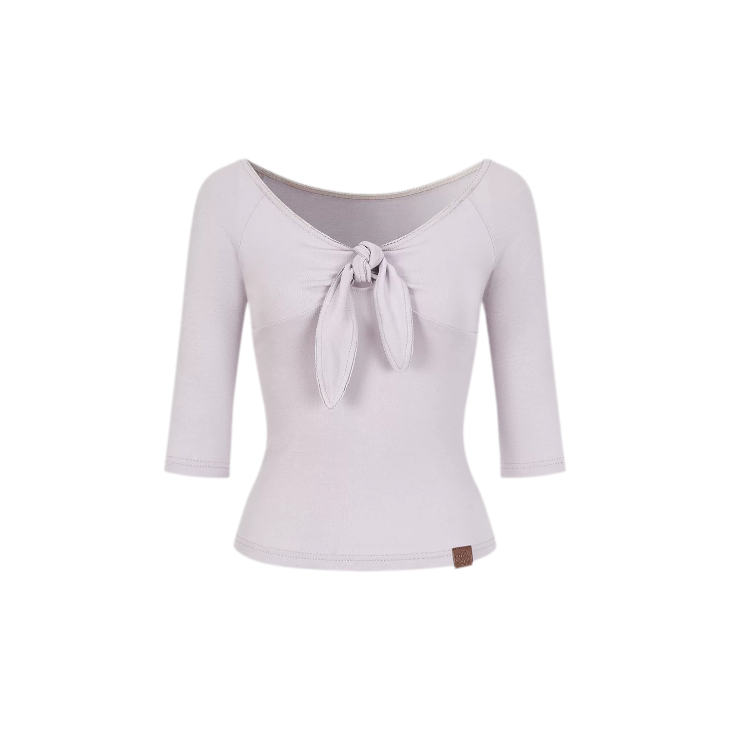 Heartbeat Light Tie Pure Desire Off-Shoulder T-Shirt