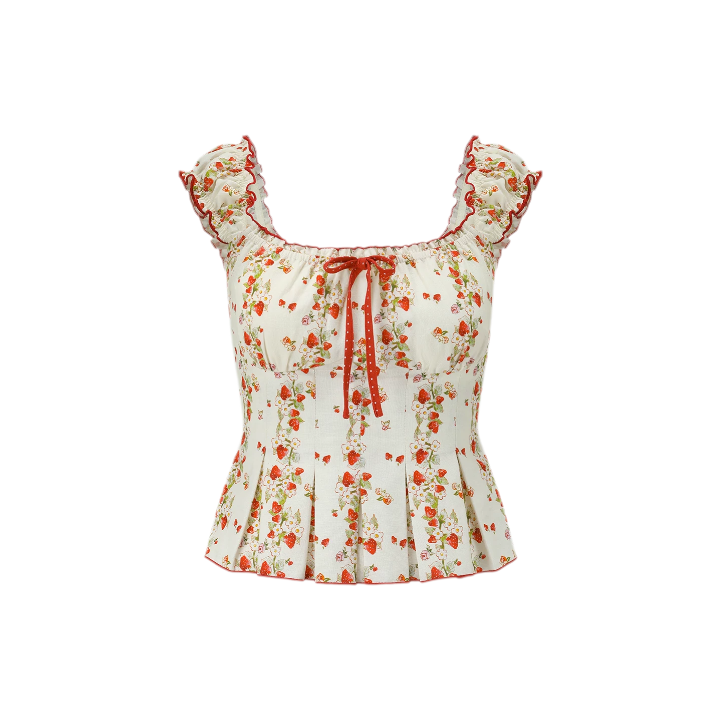 Cotton Floral Fitted Sundress