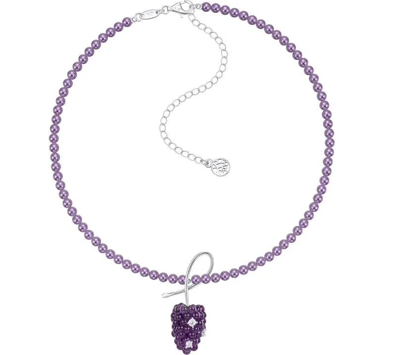 Beaded Heart Pendant Necklace