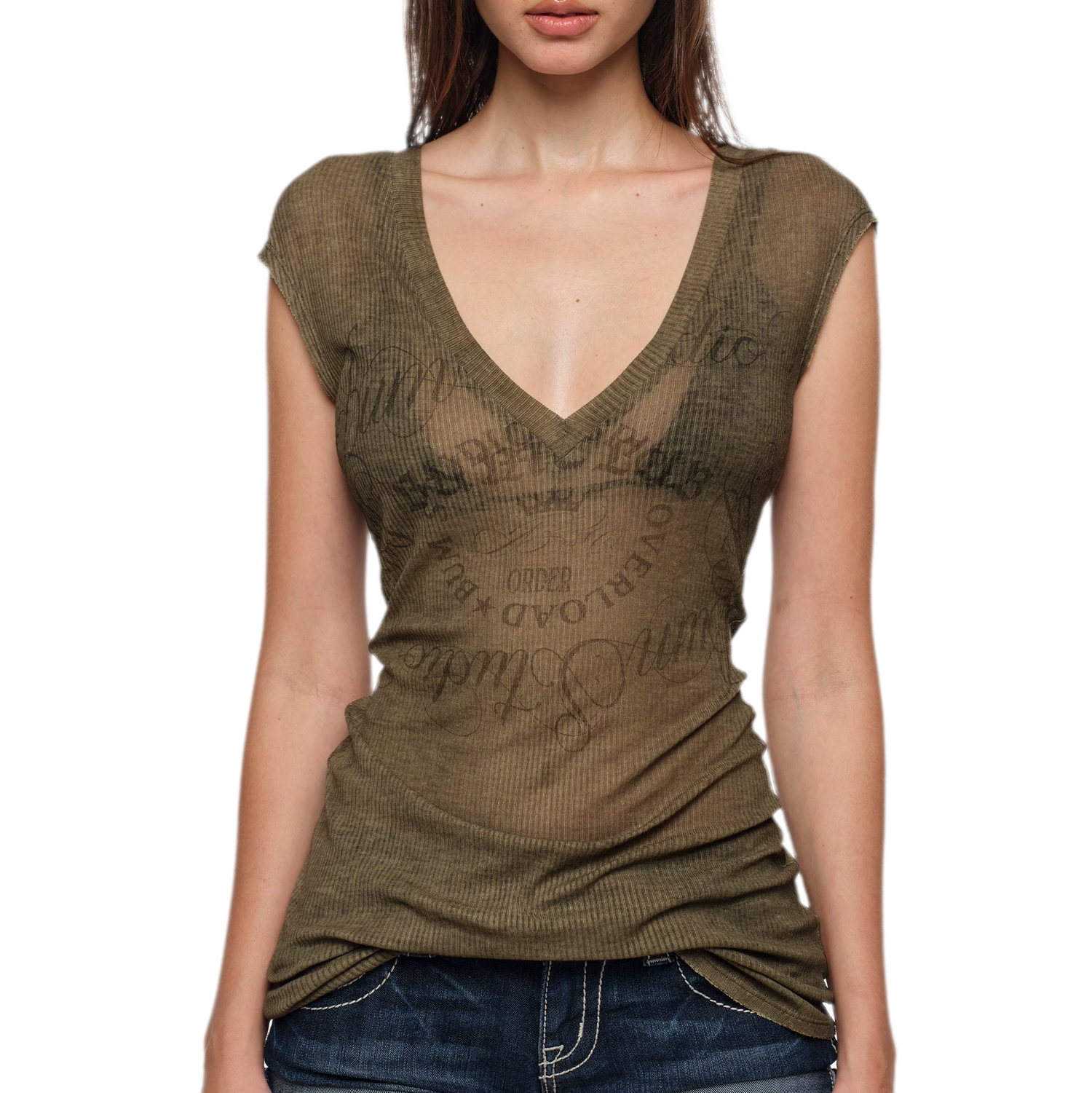 Vintage Logo Sheer Tee