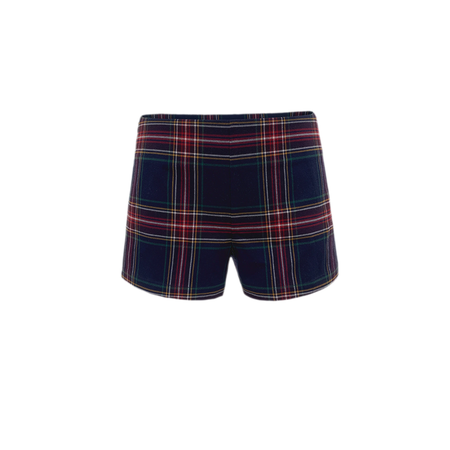 Vintage Plaid Low-Rise Bottoms