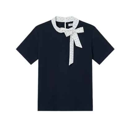 Polka Dot Bow T-Shirt