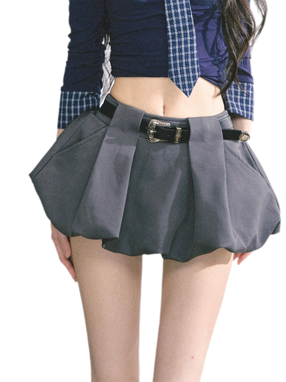 ローズバブルミニスカート