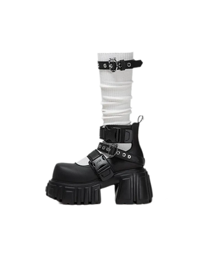 Black (Shoe + Socks) / 35