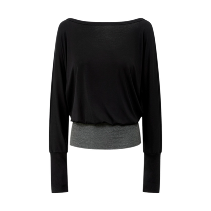 Lyocell Asymmetric Off-Shoulder Top