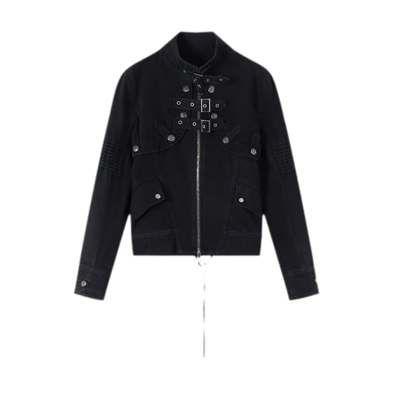 Detachable Washed Short Jacket