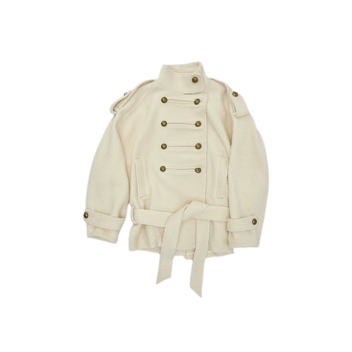Wool Blend Napoleon Coat