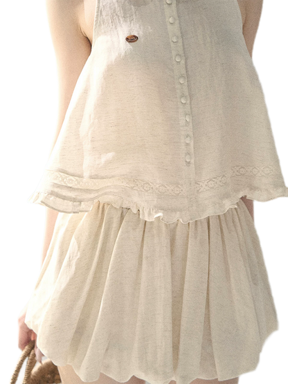 Soft Lace Two-Piece Set