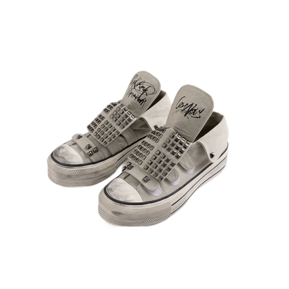 Punk Graffiti Canvas Sneakers