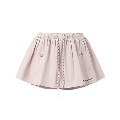 Cotton Lyocell Pocket Skirt