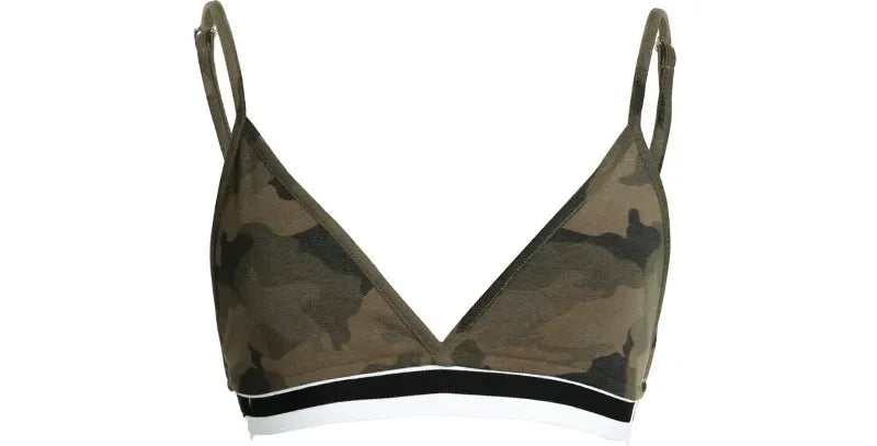 Camouflage Rib Bra