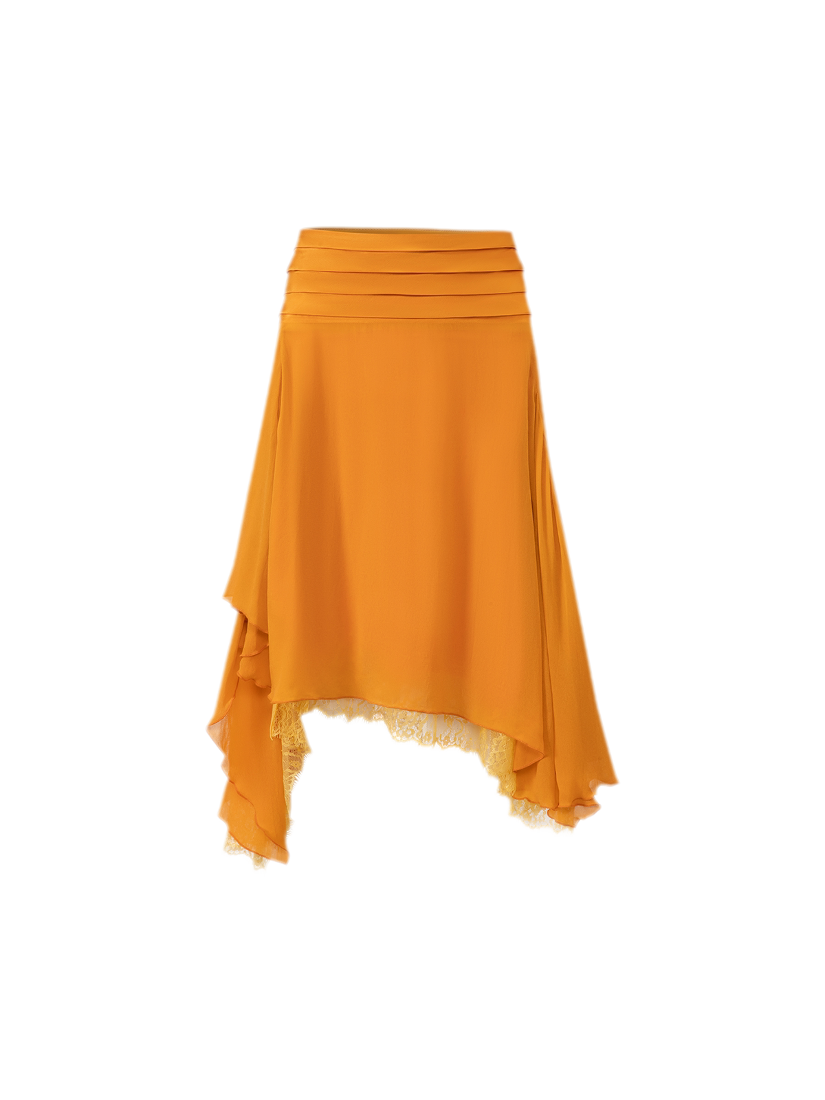 Bộ chân váy bất đối xứng đính hạt bằng Rayon