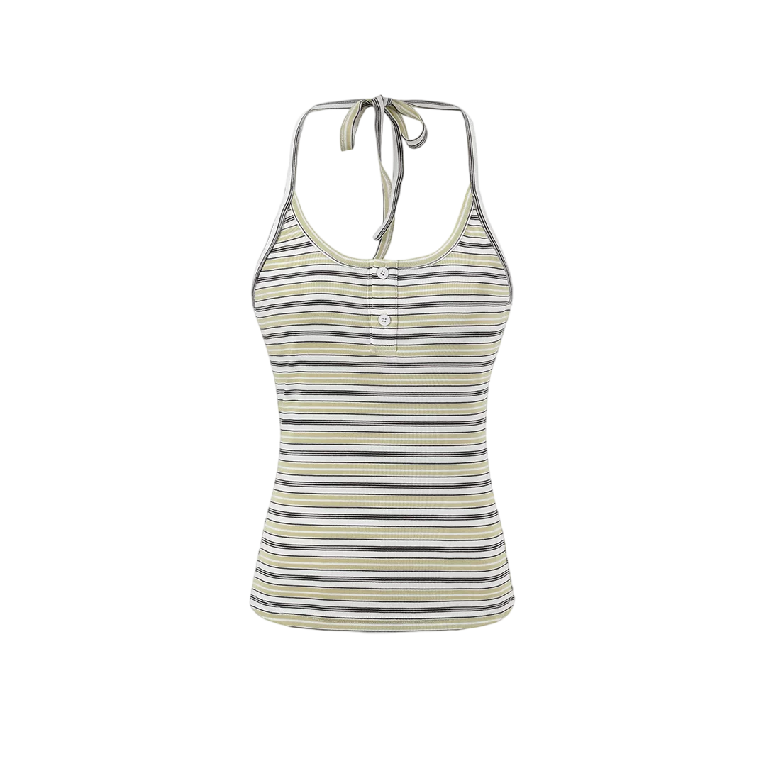 Original Lyocell Colorblock V-Neck Two-Piece Set