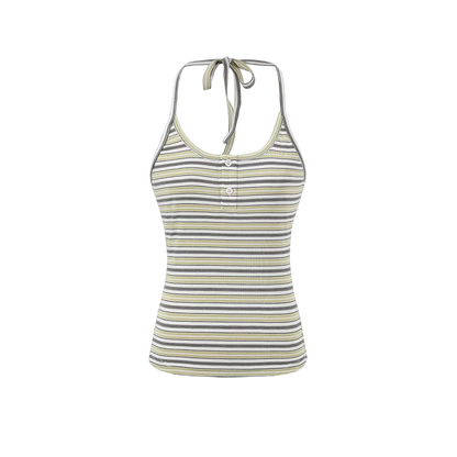 Original Lyocell Colorblock V-Neck Two-Piece Set